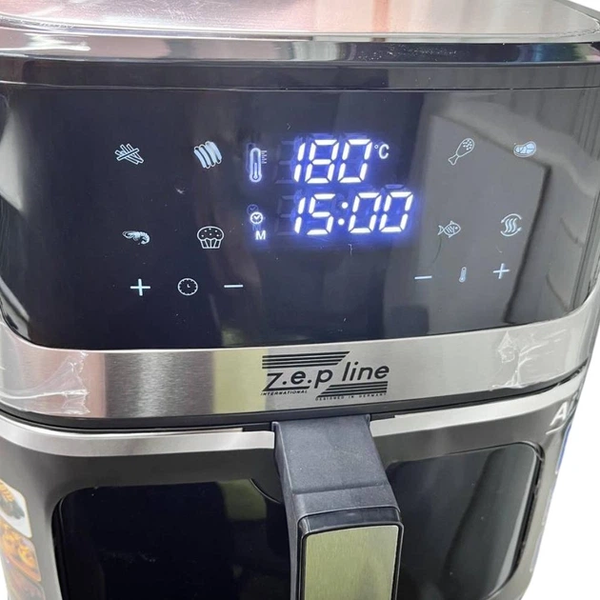 Аерофритюрниця сенсорна з 2 тенами ZP-109А аерогриль 10.5л з таймером та знімною чашею для дому 3500W ZPESH-109А фото