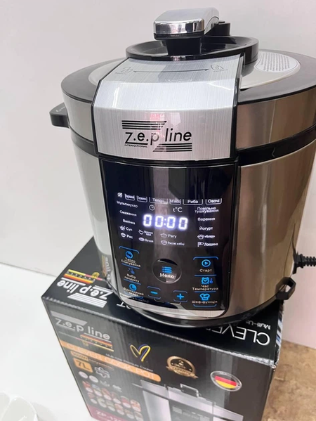 Мультипечь Zepline ZP-125 аэрофритюр с чашей 7л регулировкой температуры 29 программ ZPESH-125 фото