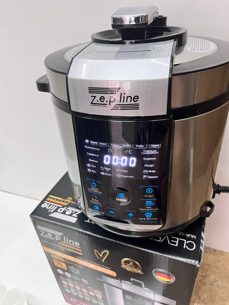 Мультипіч Zepline ZP-125 аерофритюр з чашею 7л регулюванням температури 29 програм ZPESH-125 фото