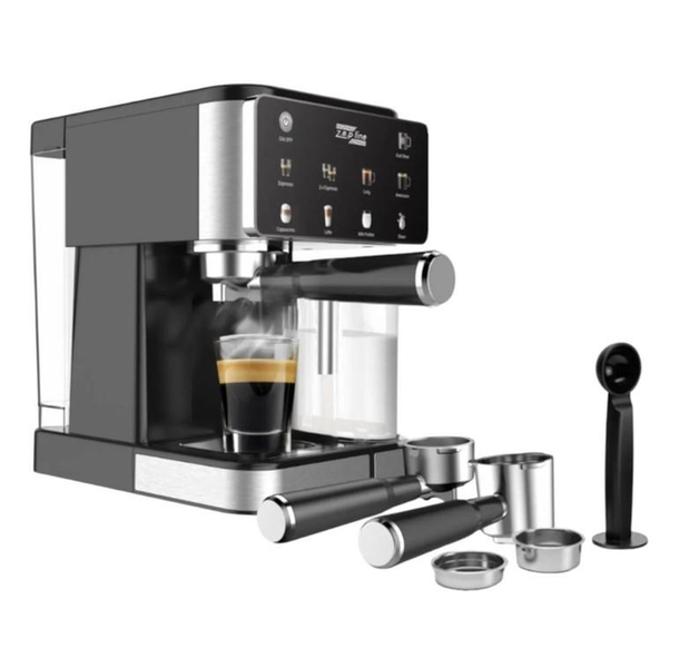 Кавомашина Zepline ZP-6806 (3000 Вт, 20 Bar, сенсорна, 8 напоїв, ріжкова/капсули/мелена кава, з капучинатором) ZPESH-6806 фото