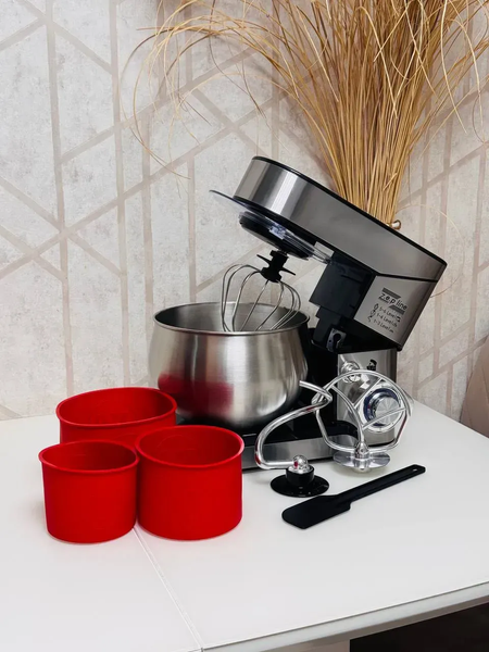 Тестомес миксер 6 л. Zepline ZP-105 3500 Ват из нержавеющей стали 3 в 1 ZPESH-105 фото